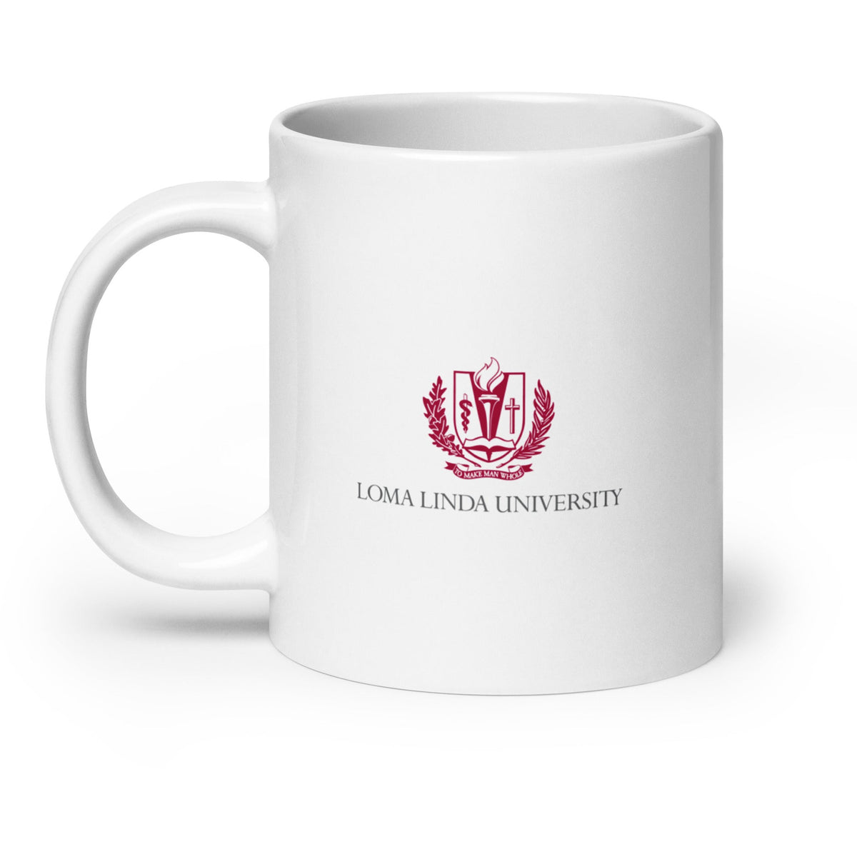 Loma Linda University White glossy mug