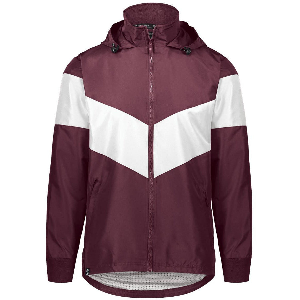 Maroon/ White