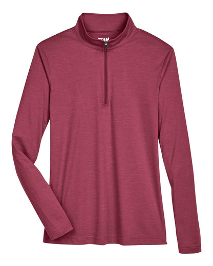 Women's Zone Sonic Heather Performance Quarter-Zip Pullover