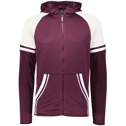 Maroon/ White
