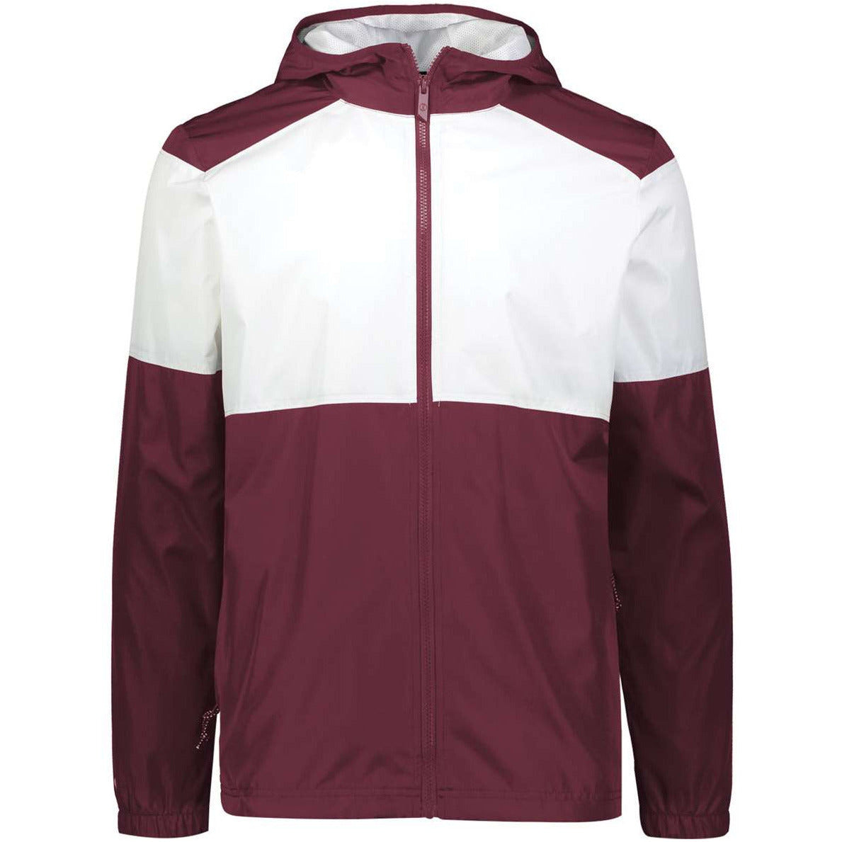 Maroon/ White