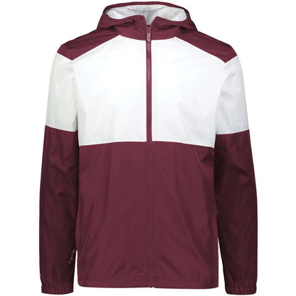 Maroon/ White