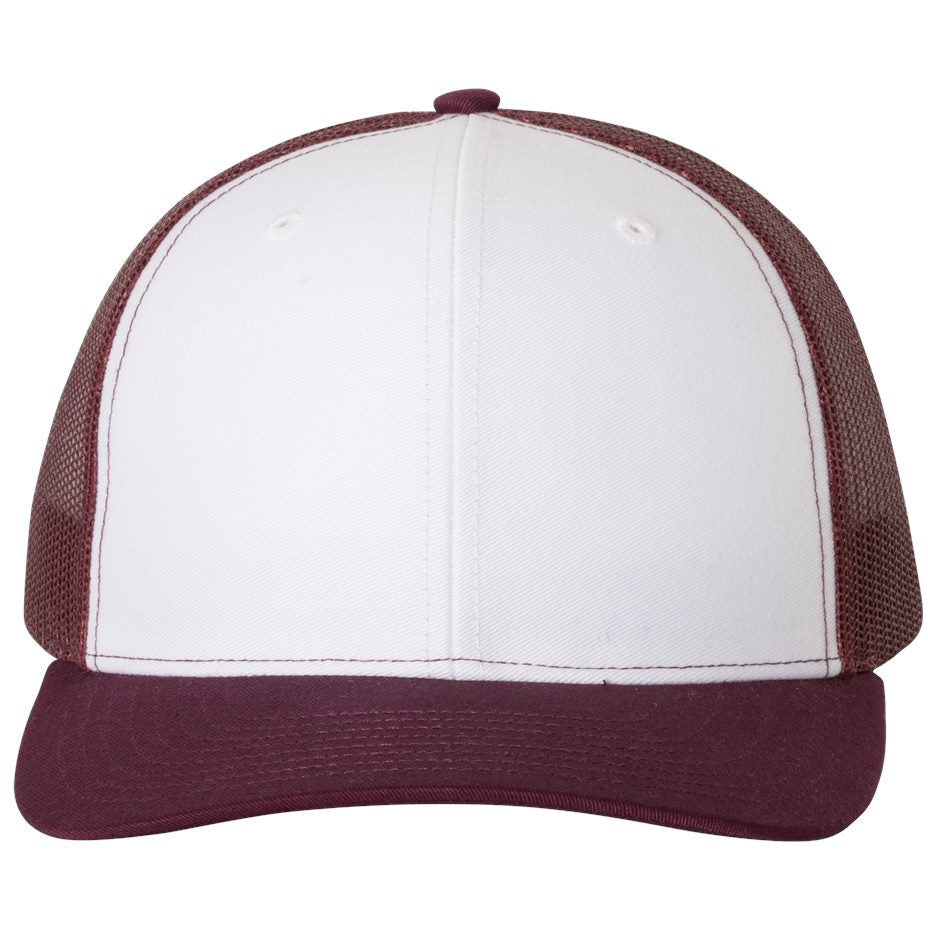 White/ Maroon