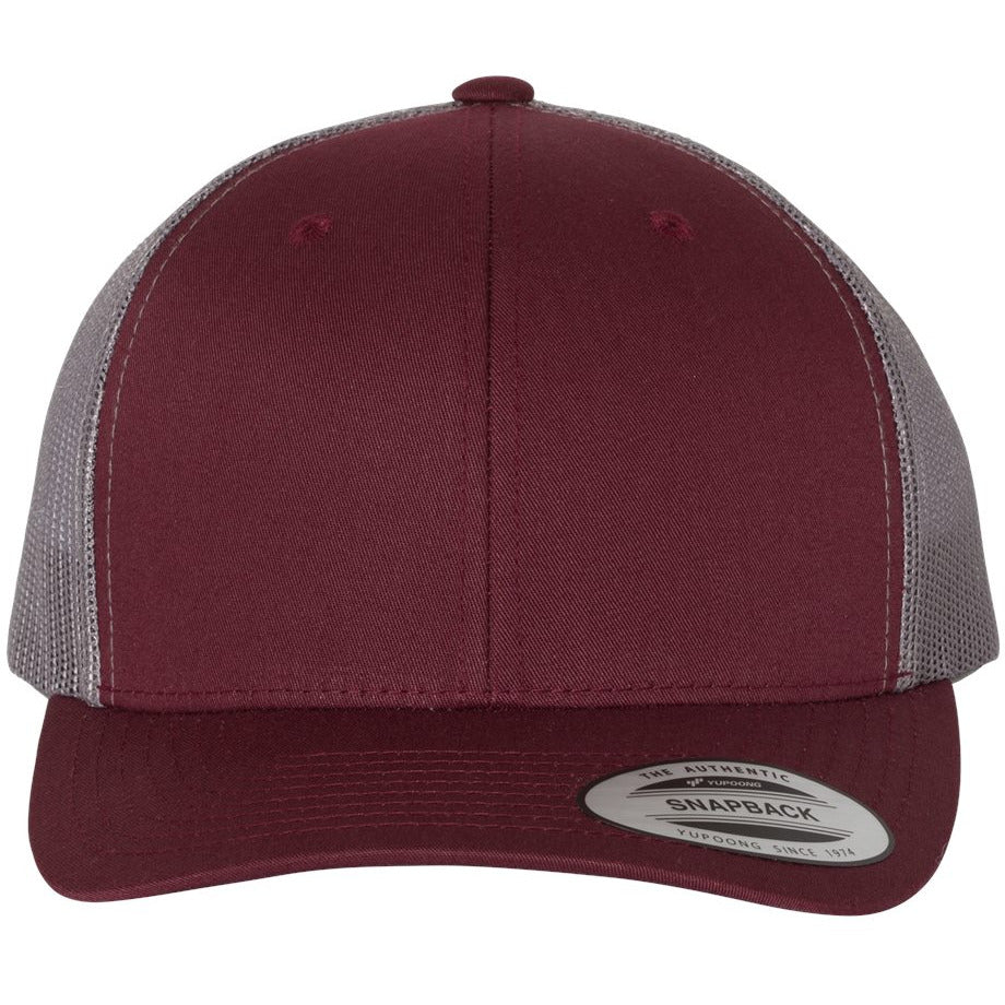Maroon/ Grey