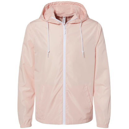 Blush/ White Zipper