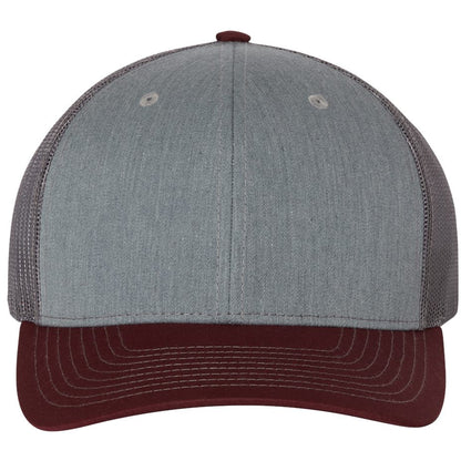 Heather Grey/ Charcoal/ Maroon