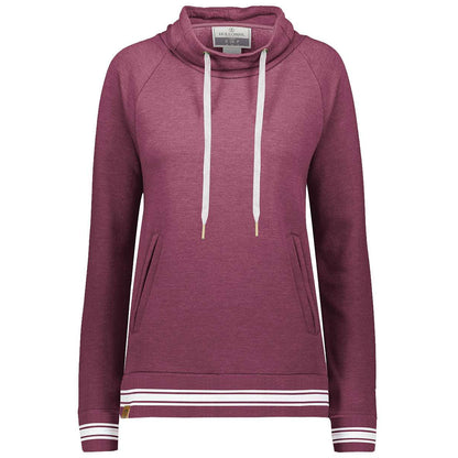 Maroon Heather/ White
