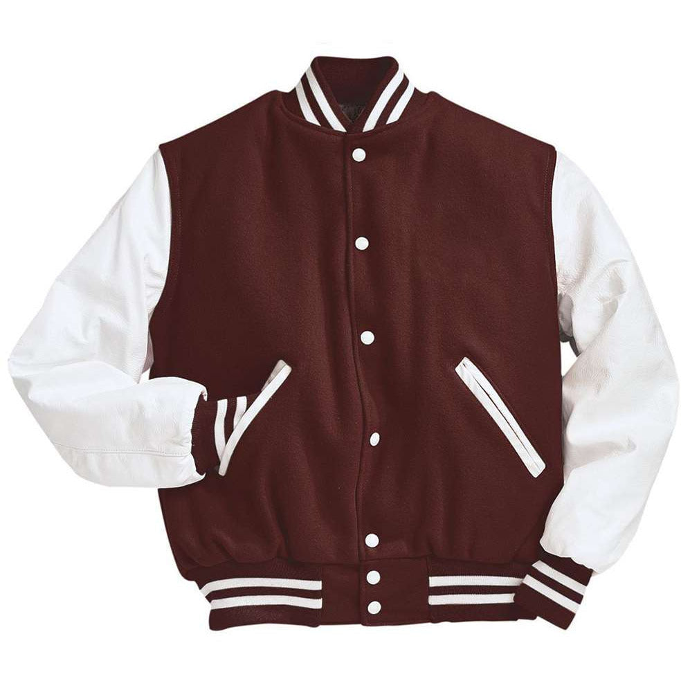 Maroon/ White