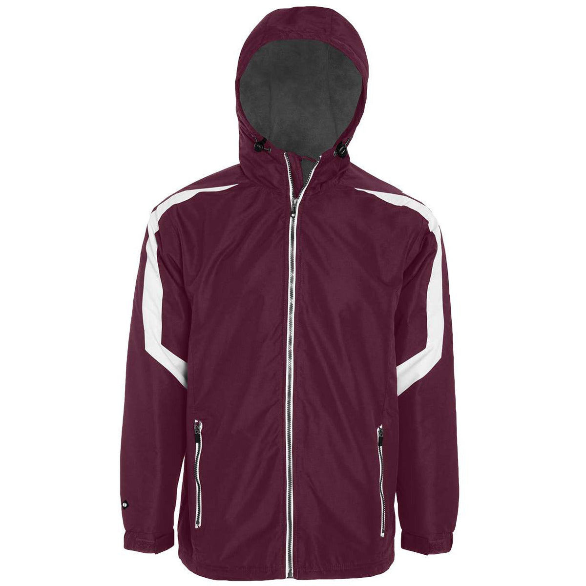 Maroon/ White