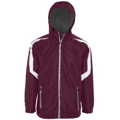 Maroon/ White