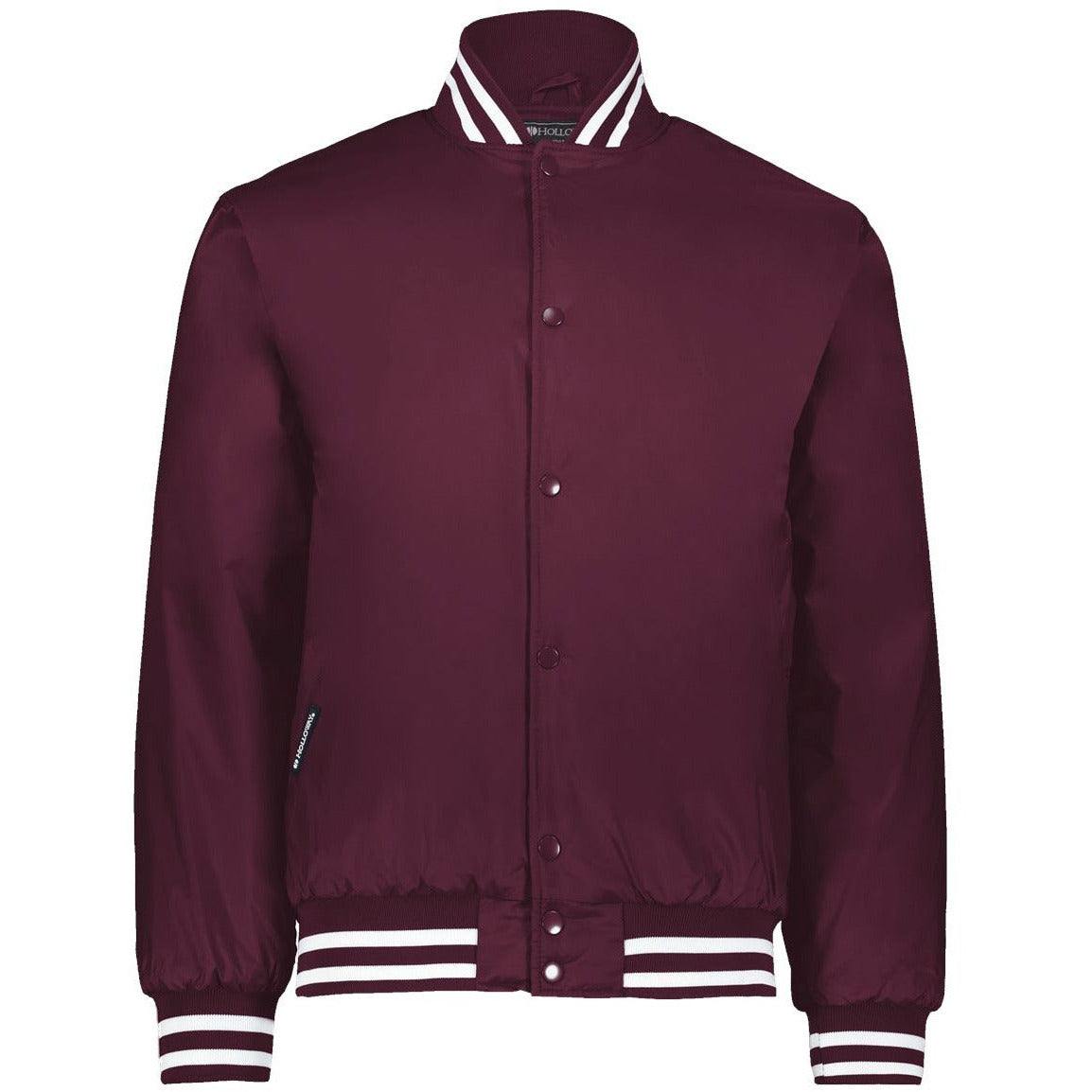 Maroon/ White