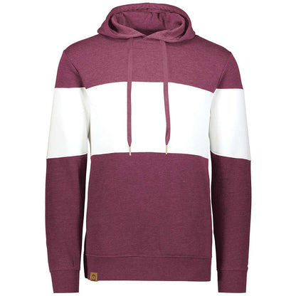 Maroon Heather/ White