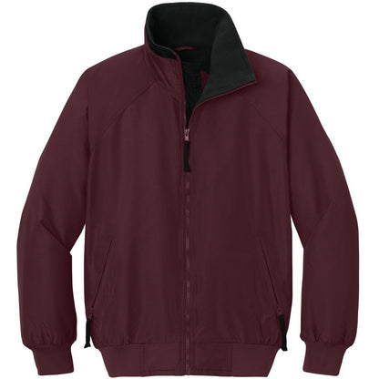 Maroon/ True Black