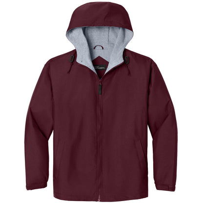 Maroon/ Light Oxford