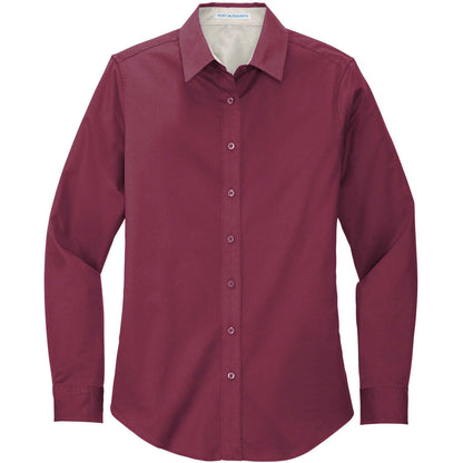 Burgundy/ Light Stone