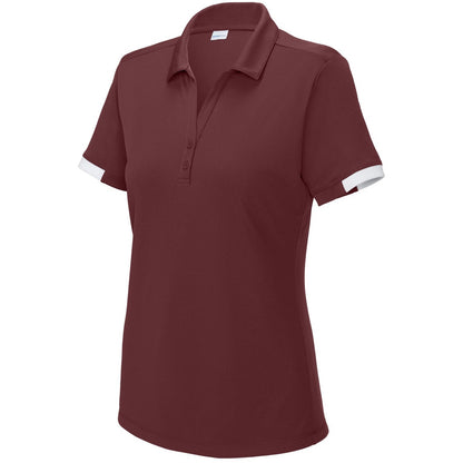 Maroon/ White