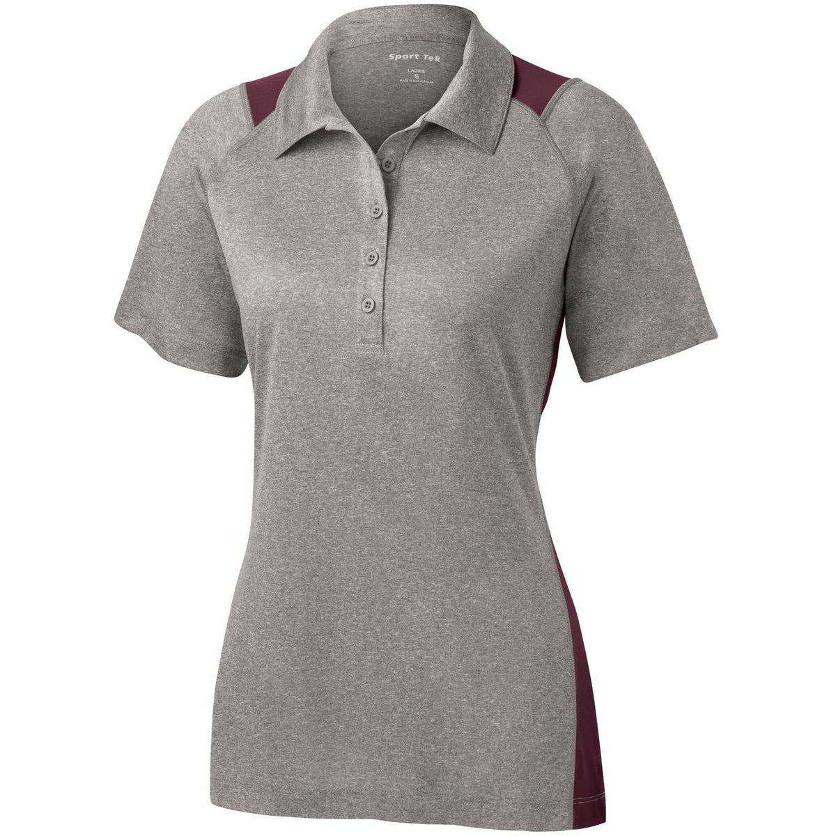 Vintage Heather/ Maroon