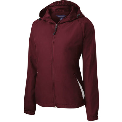 Maroon/ White