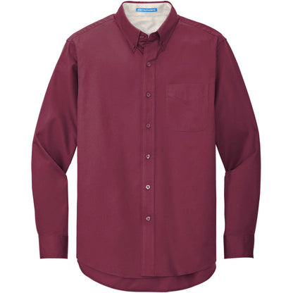 Burgundy/ Light Stone