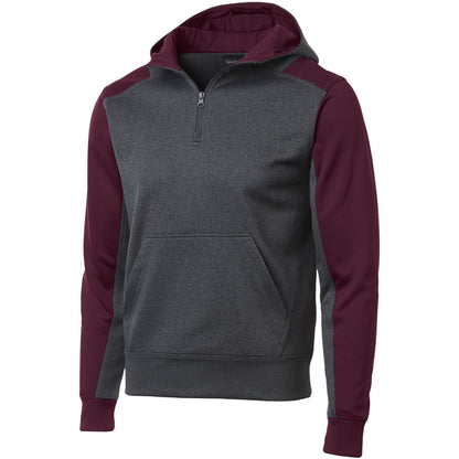 Graphite Heather/ Maroon