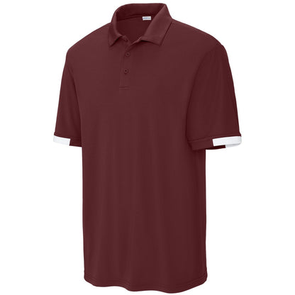 Maroon/ White