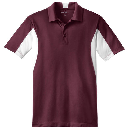 Maroon/ White