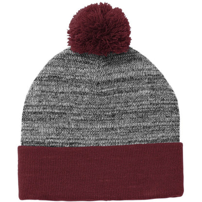 Maroon/ Grey Heather