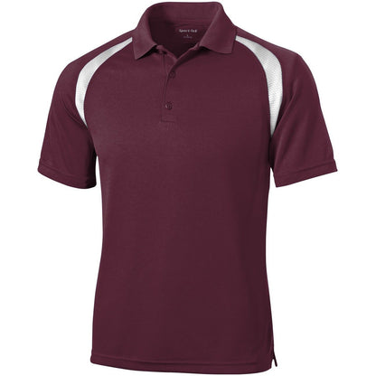 Maroon/ White