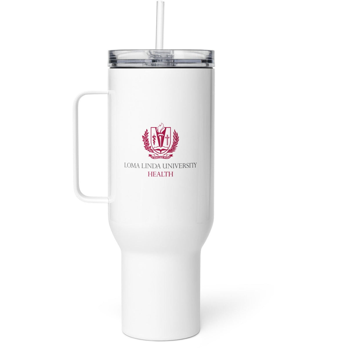 Loma Linda University Health Travel mug with a handle